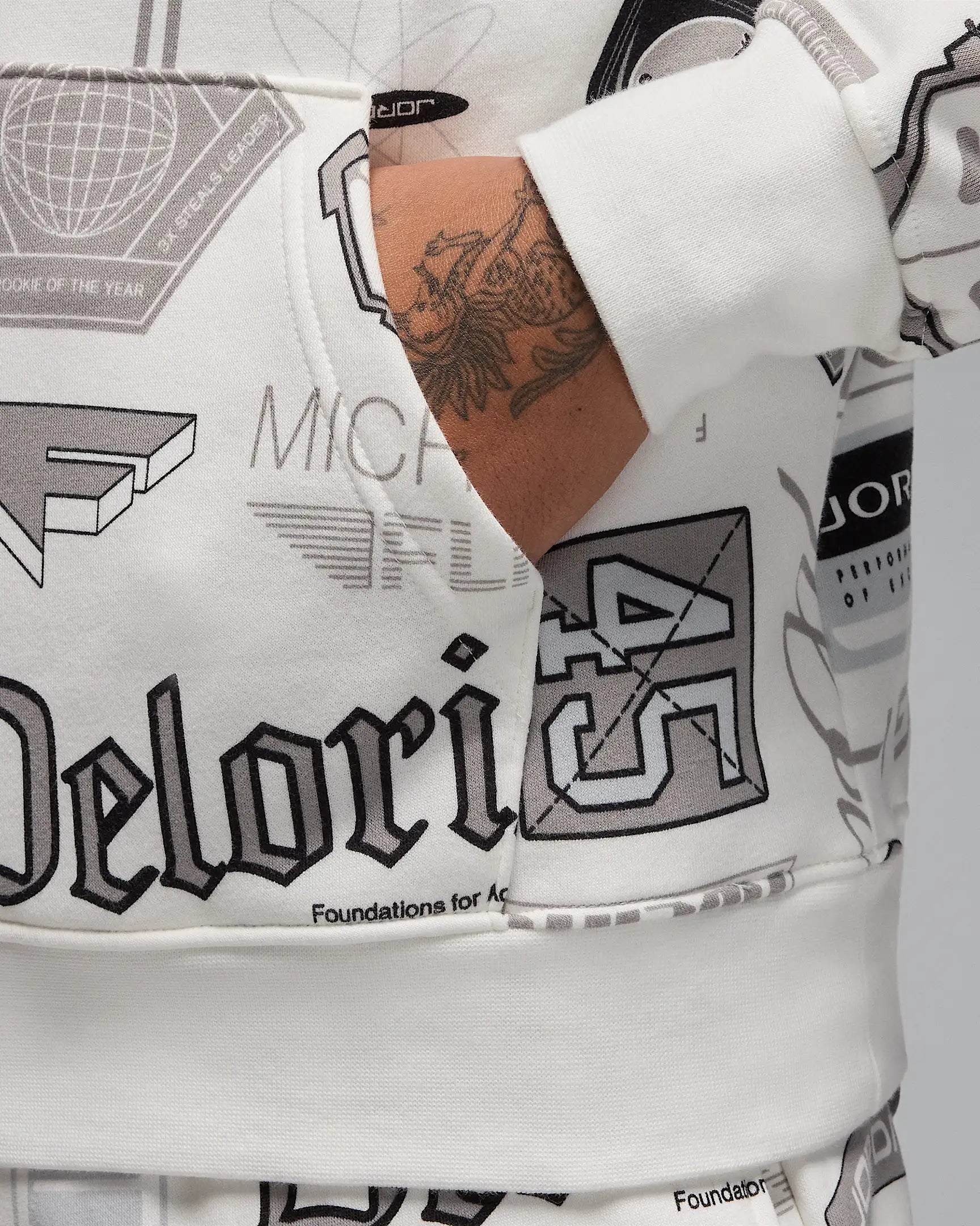 Image of Мъжки Суитшърт NIKE M J ESS AOP FLC PO - Ballistic-sport